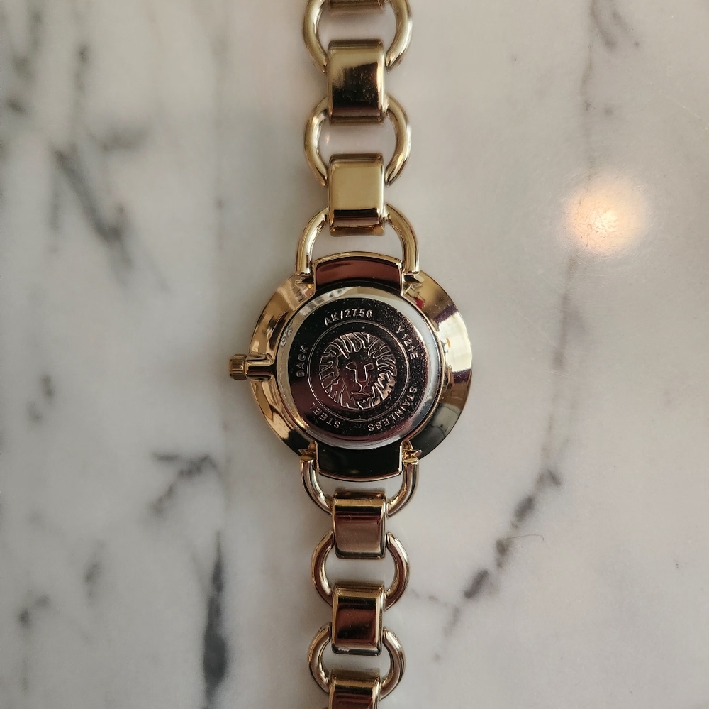 Anne Klein Gold and Pink Women's Watch - Picture 4 of 7
